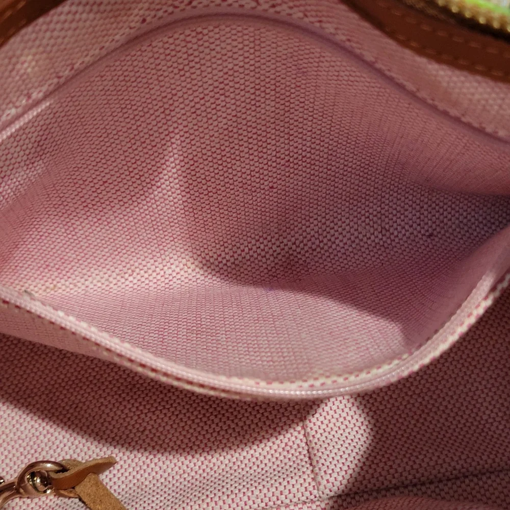 Dooney & Bourke Green Croc Embossed Leather Hobo Shoulder Bag Purse Vintage Y2K - Picture 12 of 16